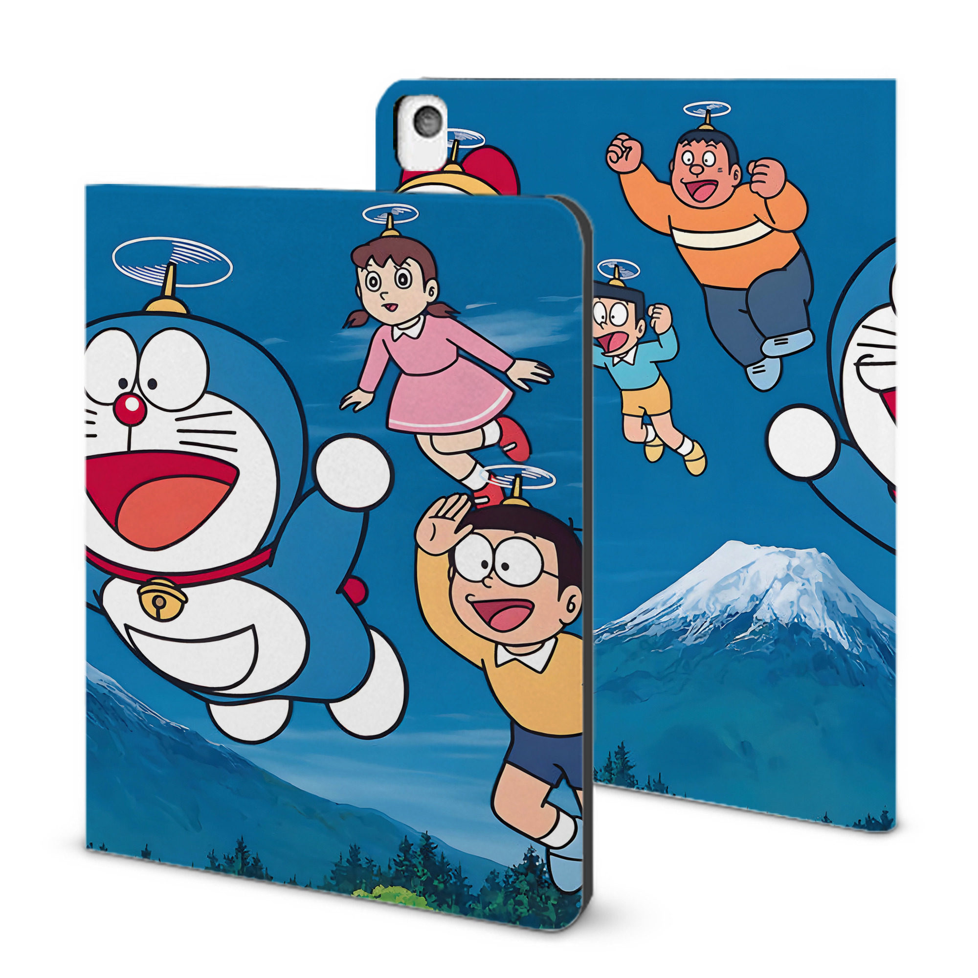 （画像用） ドラえもん Doraemon IPadケース ペンホルダー付き ブックスタイルデザイン